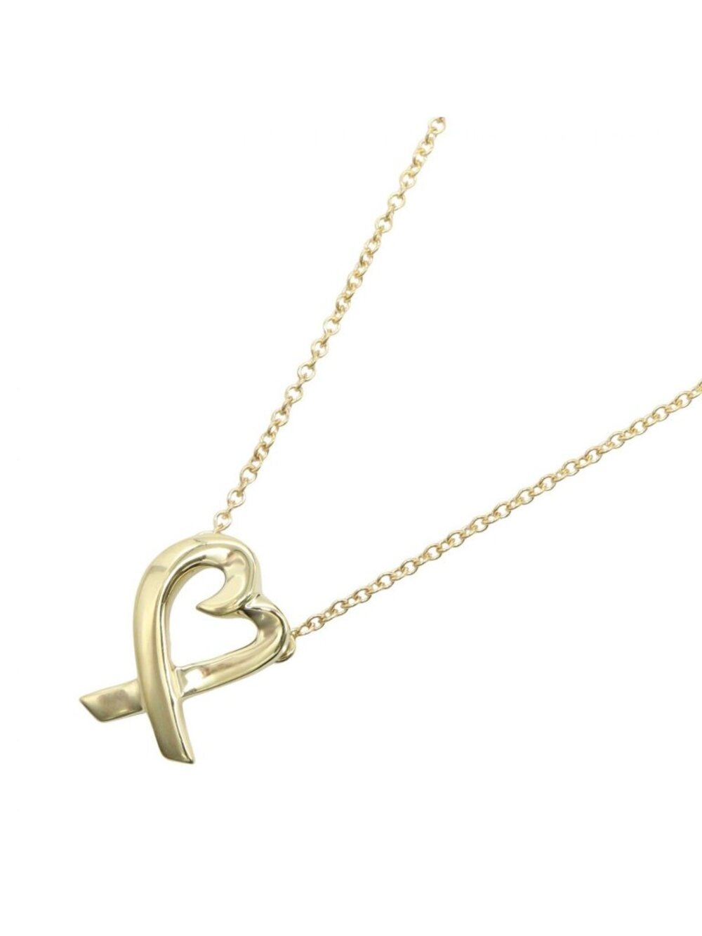 Tiffany & Co Necklace Loving Heart 18K